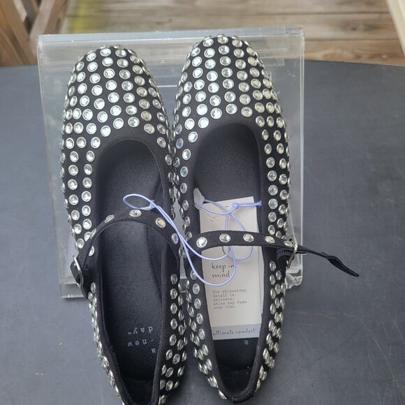A New Day™ - Issa Rhinestone Mary Jane Ballet Flats - Picture 4 of 8